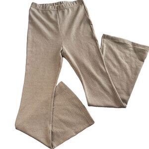 NWT 12th Tribe x The Salty Blonde Pants Wide Leg Stretch Herringbone Small New